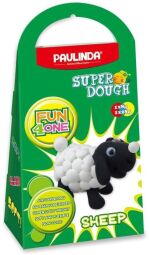 Масса для лепки Paulinda Super Dough Fun4one Овца (подвижные глаза) (PL-1564) от производителя Paulinda
