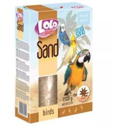 Пісок для птахів "Lolopets" з черепашками, 1,5 кг від виробника Lolo pets
