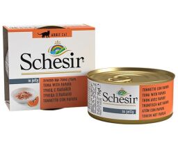 Корм Schesir Tuna Can влажный с тунцем и папаей 75 гр (8005852613509) от производителя Schesir