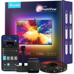 Набор адаптивной подсветки Govee H6199 DreamView T1 TV Backlight 55-65' RGB Черный (H61993D3) от производителя Govee