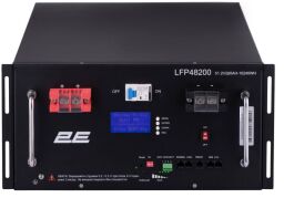 Акумуляторна батарея 2E LFP48, 48V, 200Ah, 19" LCD 16S