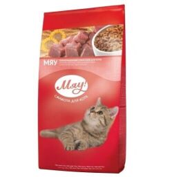 Сухой корм для взрослых кошек Мяу рыбный 14 кг (B1280401) от производителя Мяу!