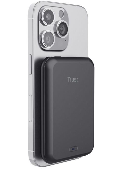 Акумулятор портативний літій-іонний Trust Magnetic WL 5000 mAh Black (24877_TRUST) - зображення 6