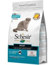 Schesir Cat Adult Fish 0.4 кг ШЕЗИР РЫБА сухой монопротеиновый корм для кошек (ШКВР0.4) от производителя Schesir