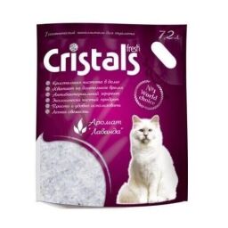 Наповнювач силікагелевий CRISTALS Fresh з лавандою 7.2л (Cristal7,2) від виробника Cristals