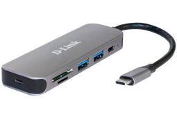 USB-Концентратор D-Link DUB-2333 3xUSB3.0, 1xUSB-C, 1xHDMI, USB-C від виробника D-Link