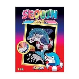 Набір для творчості Sequin Art RED Дельфін Джек (SA1304) від виробника Sequin Art