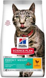 Сухий корм Hill's Science Plan Adult Perfect Weight для підтримання оптимальної ваги у котів з куркою 2,5 кг (BR604079) від виробника Hill's