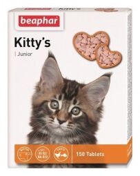 Вітаміни для кошенят Beaphar Kitty's Junior 150 таблеток (BAR12508) від виробника Beaphar