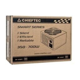 Блок живлення CHIEFTEC Smart  (650W), >85%, 120мм, 1xMB 24pin(20+4), 1xCPU 8pin(4+4), 2xMolex, 6xSATA, 2xPCIe 8pin(6+2)