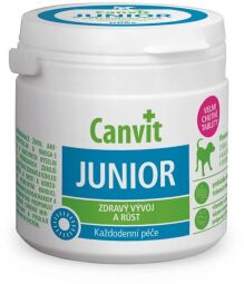 Вітаміни Сanvit Junior for dogs для здорового розвитку цуценят та юніорів 100 гр