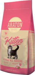 Сухий корм ARATON kitten для кошенят 15 кг (4771317456458) від виробника ARATON