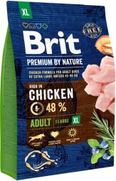 Корм Brit Premium Dog Adult XL сухой с курицей для взрослых собак гигантских пород 3 кг. (8595602526512) от производителя Brit Premium