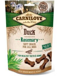 Ласощі для собак Carnilove Dog Semi Moist Duck enriched with Rosemary (качка і розмарин) 200 г (111373/7311) від виробника Carnilove