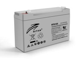 Акумуляторна батарея Ritar 6V 12AH Gray Case (RT6120A/02969) AGM