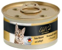 Вологий корм для кішок Edel Cat ніжний мус (птах) 85 г