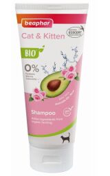 Французький шампунь Beaphar Bio Shampoo Cat & Kitten для дорослих котів та кошенят 200 мл від виробника Beaphar