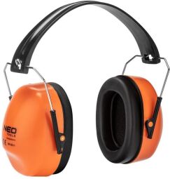 Навушники захисні Neo Tools, SNR 24дБ, категорія III, 0.19кг, помаранчевий