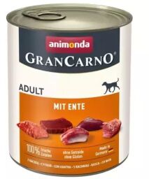 Вологий корм для собак Animonda Gran Carno Adult with Duck (качка) 800г