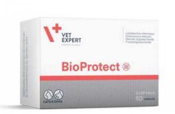 Харчова добавка VetExpert BioProtect при порушеннях роботи ШКТ у котів та собак 60 табл (5907752658440) від виробника VetExpert