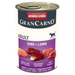 Консерва Animonda GranCarno Adult Beef + Lamb для собак, с говядиной и ягненком - 400(г) от производителя Animonda