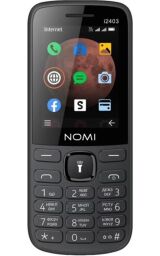 Мобiльний телефон Nomi i2403 Dual Sim Black (i2403 Black) від виробника Nomi