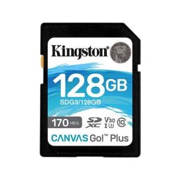Карта памяти Kingston SD 128GB C10 UHS-I U3 R170/W90MB/s (SDG3/128GB) от производителя Kingston