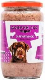 Блок консервованого корму для собак з ягням "Добрий Пес" 6*660 г (С-454) від виробника NoName