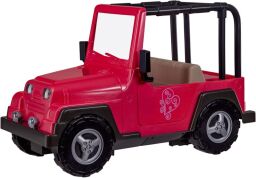 Транспорт для ляльок Our Generation Рожевий джип з чорною рамкою