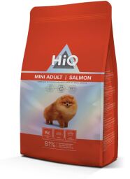 Корм HiQ Mini Adult Salmon сухой с лососем для взрослых собак малых пород 7 кг (4771317463845) от производителя HIQ