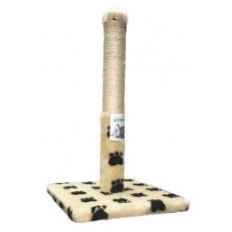 Когтеточка-столбик "Пушистик" на подставке с кавычками (сизаль) 50/30 см (C-4) от производителя Пухнастик