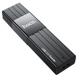 Кардидер USB2.0 Hoco HB20 Black (HB20U2) от производителя Hoco