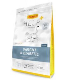 Корм Josera Help VD Weight & Diabetic Cat сухий для котів із зайвою вагою та діабетом 0.4 кг (4032254768517) від виробника Josera