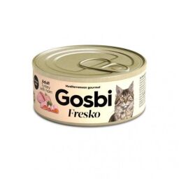 Вологий корм для котів Gosbi Fresko Cat Adult Turkey & Ham 70 г з індичкою (GB0200670) від виробника Gosbi