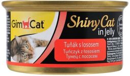 Вологий корм для котів GimCat Shiny Cat 70 г (лосось та тунець)