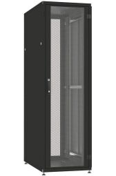 Шафа ZPAS 19", 24U, 600x1000 мм, перфоровані двері, чорна