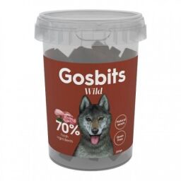 Ласощі для собак Gosbits Wild 300 г з качкою та кроликом (GB01048300) від виробника Gosbi