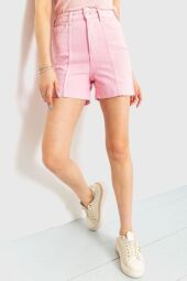 Джинсові шорти жіночі AGER, колір рожевий, 214R245