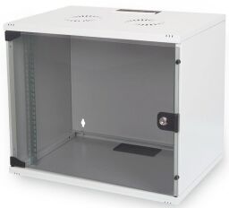 Шкаф DIGITUS 19", 7U, 540x400 мм, SOHO, стеклянная дверь, 60кг максимально, серый (DN-1907U-S-1) от производителя Digitus
