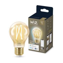 Лампа розумна WiZ, E27, 7W, 50W, 640Lm, A60, 2000-5000К, філаментна, Wi-Fi (929003017401) від виробника WiZ