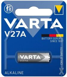 Батарейка VARTA лужна V27 A (MN27, 27А, GP27A, L828) блістер, 1 шт.