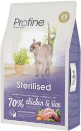 Сухий корм Profine Cat Sterilised (для кастрованих котів, курка+рис) 10 кг