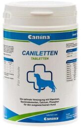 Вітаміни Canina Caniletten з мінералами для дорослих собак 500 табл
