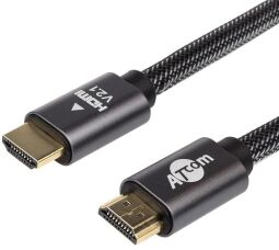 Кабель Atcom Premium HDMI HDMI V 2.1 (M/M), 4К, 5 м, Black (AT23785) пакет от производителя Atcom