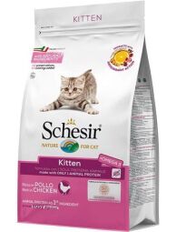 Schesir Cat Kitten 1.5 кг ШЕЗИР курица сухой монопротеиновый корм для котят (ШККК1,5) від виробника Schesir