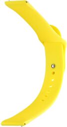 Ремінець Silicone 20 mm Watch Active / Galaxy S4 42 mm / Gear S2 / Xiaomi Amazfit Shiny Yellow (22283) від виробника Smart Watch
