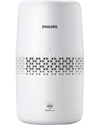 Зволожувач повітря Philips 2000 series HU2510/10 традиційне зволоження, 30м2, 2л, 190мл/г, мех. кер-ння, авт. вимк, білий