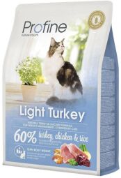 Сухий корм Profine Cat Light (для котів з надмірною вагою, індичка+курка+рис) 2 кг (170575/7794) від виробника Profine