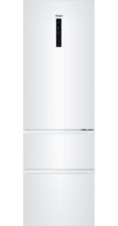 Холодильник Haier багатодверний, 190.5x59.5х67.5, холод.відд.-233л, мороз.відд.-97л, 3дв., А++, NF, інв., дисплей, зона нульова, білий (HTR3619ENPW) від виробника Haier