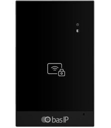 Зчитувач BAS-IP CR-02BD, Mifare, Bluetooth, NFC, безконтактна картка, чорний